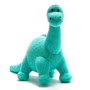 Diplodocus Knitted Dinosaur Toy Ice Blue