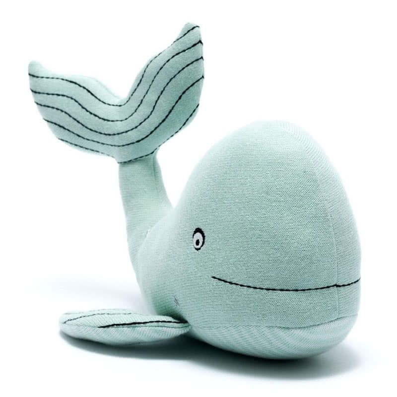 Best YearsKnitted Sea Green Whale Toy