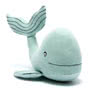 Knitted Sea Green Whale Toy Small Image