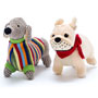 Best Years Knitted French Bulldog Baby Rattle group