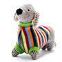 Knitted Sausage Dog Baby Rattle