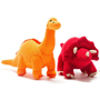 Best Years Diplodocus Knitted Dinosaur Rattle Orange More