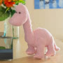 Best Years Pink Knitted Diplodocus Dinosaur Baby Rattle Display