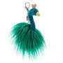 Fancy Peacock Bag Charm Small Image