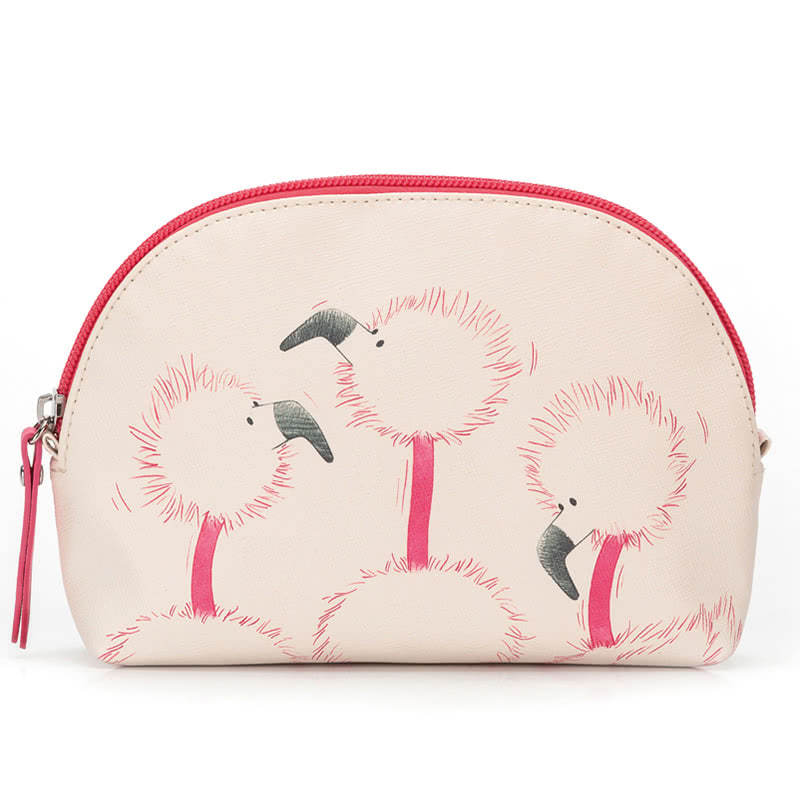 Flaunt Your Feathers Curved Small Bag