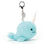 Jellycat Seas The Day Aqua Bag Charm Side
