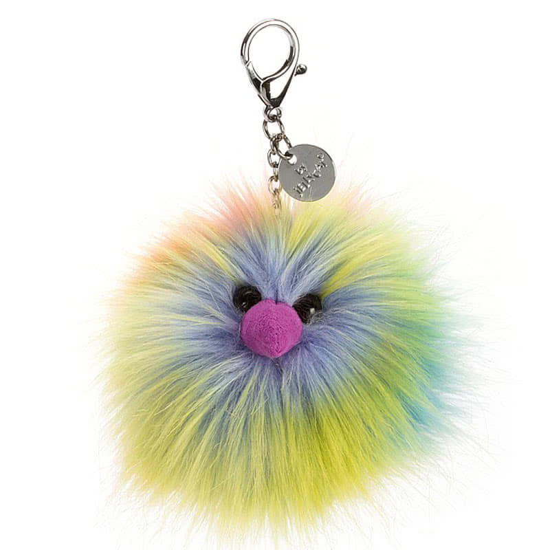 Jellycat Rainbow Pompom Bag Charm £10.95