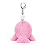Jellycat Seas The Day Fuchsia Bag Charm Back