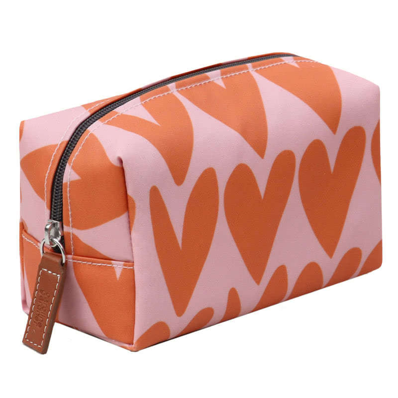 Caroline GardnerHearts Cube Cosmetic Bag