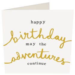 Birthday Adventures Card