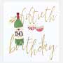 50th Birthday Card Small Image