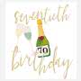 70th Birthday Card Small Image