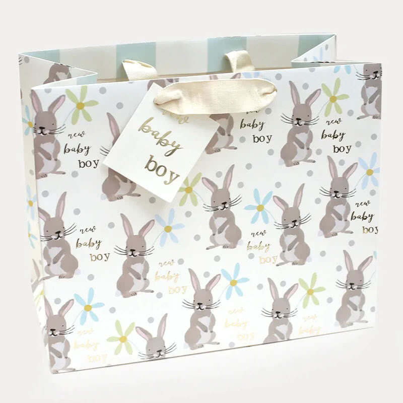 Caroline GardnerBaby Boy Rabbit Gift Bag