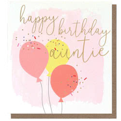 Caroline Gardner Birthday Card For Auntie