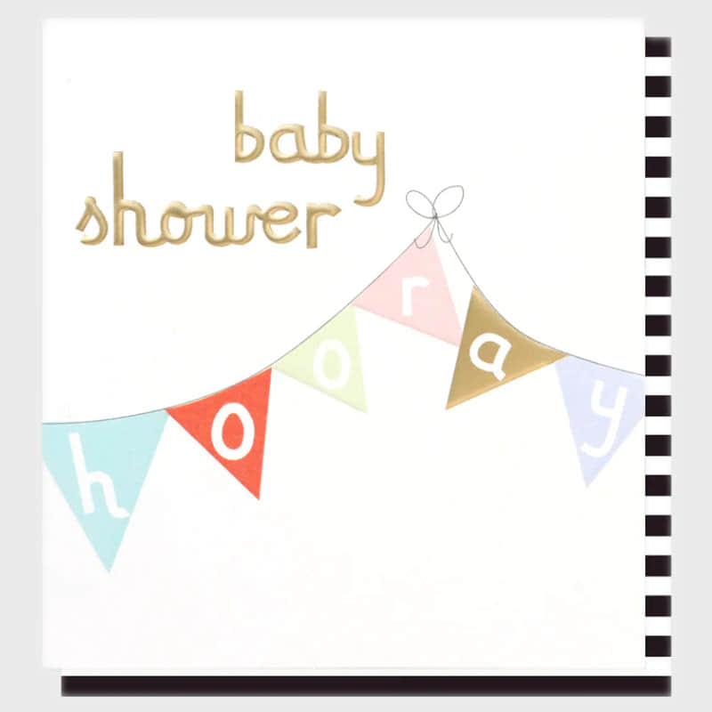 Caroline GardnerBunting Baby Shower Card