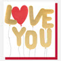 Love You Valentines Card Small Image