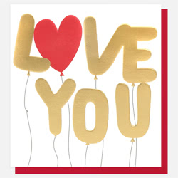 Caroline Gardner Love You Valentines Card