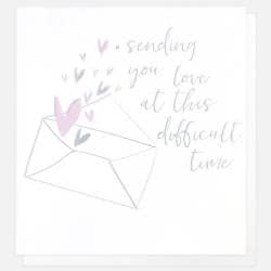 Caroline Gardner Sending You Love Envelope Sympathy Card