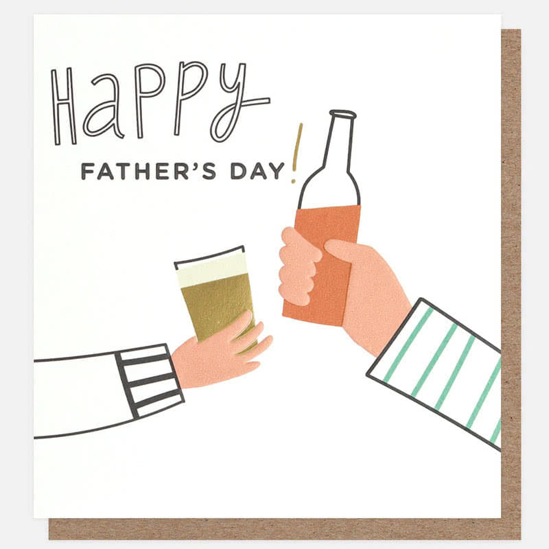 Caroline GardnerHappy Fathers Day Greeting Card