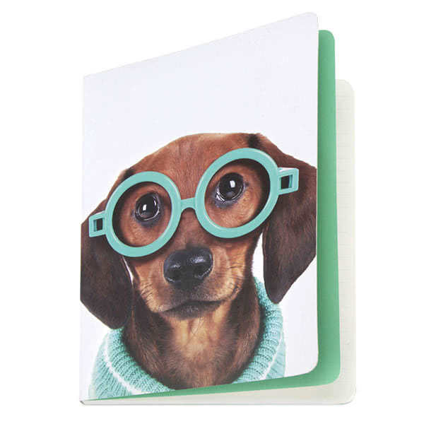 Glasses Dog Notebook