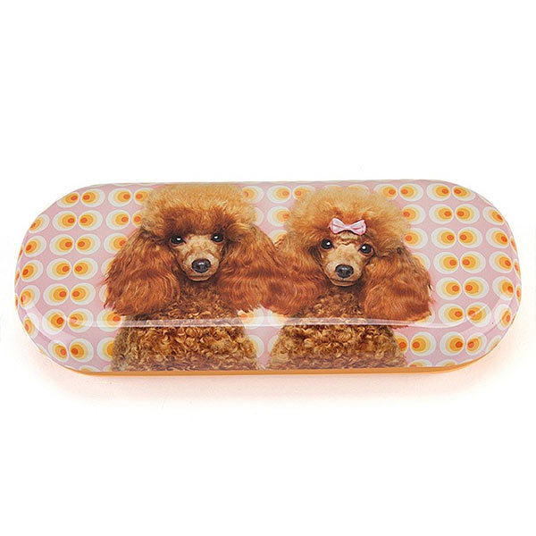 Poodle Love Glasses Case