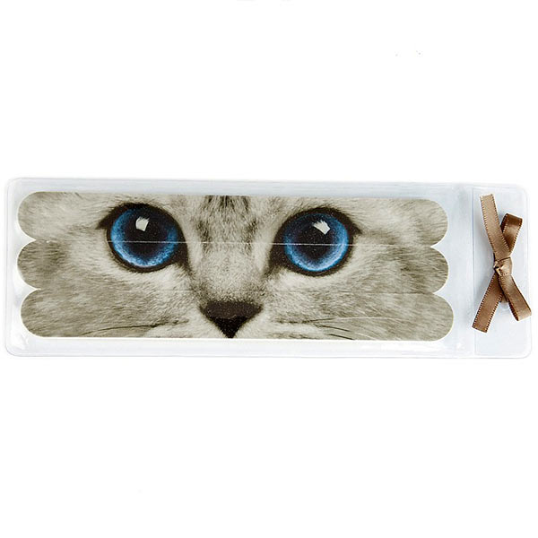 Silver Kitty Nail Files