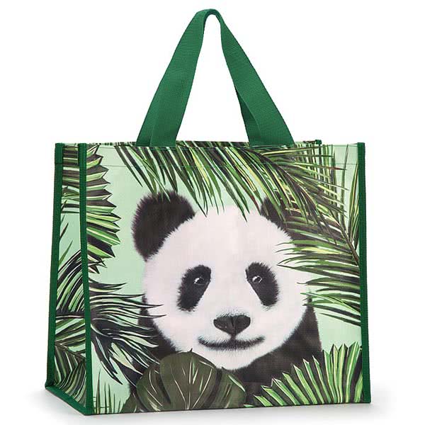 Panda in Palms Shopper