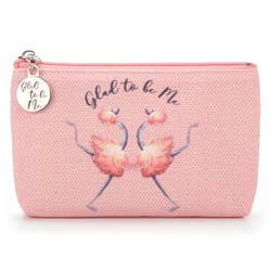 Glad To Be Me Small Pink Pouch