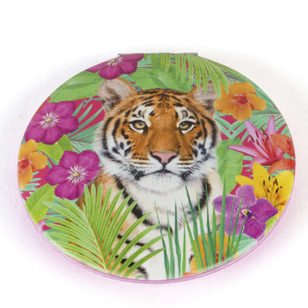 Tiger Lily Clam Mirror