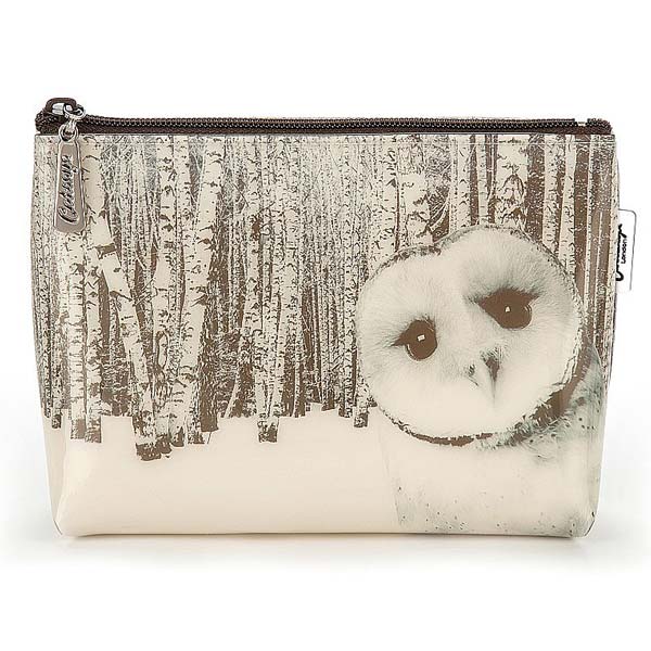 Owl in Woods Make-Up Bag