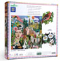 Eeboo Artist & Daughter 1000 Piece Puzzle Back