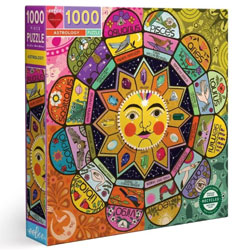 eeBoo Astrology 1000 Piece Jigsaw Puzzle, 90% recycled materials, vegetable based inks.