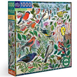eeBoo Birds Of Scotland 1000 Piece Jigsaw Puzzle, 90% recycled materials, vegetable based inks.