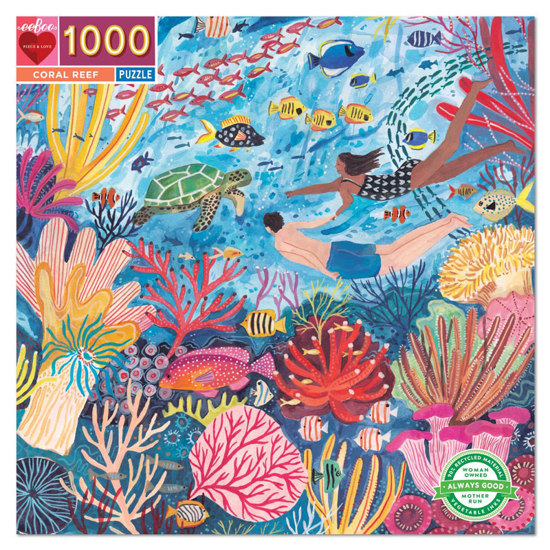 EebooCoral Reef 1000 Piece Puzzle