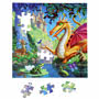 Eeboo Dragon 64 Piece Puzzle Pieces