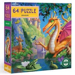 Eeboo Dragon 64 Piece Puzzle