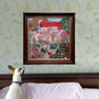 Eeboo English Cottage 1000 Piece Puzzle framed