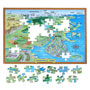 Eeboo Geographical Terms 100 Piece Puzzle pieces