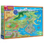 Eeboo Geographical Terms 100 Piece Puzzle 