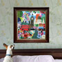 Eeboo London Life 1000 Piece Puzzle framed