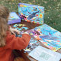 Eeboo Love of Sharks 100 Piece Puzzle In Situ