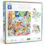 Eeboo Marketplace in France 1000 Piece Puzzle Back