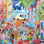 Eeboo Marketplace in France 1000 Piece Puzzle Made