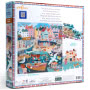 Eeboo Seaside Harbour 1000 Piece Puzzle back view