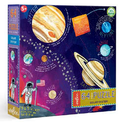 Eeboo Solar System 64 Piece Puzzle