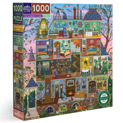 eeBoo The Alchemist's Home 1000 Piece Jigsaw Puzzle, 90% recycled materials, vegetable based inks.