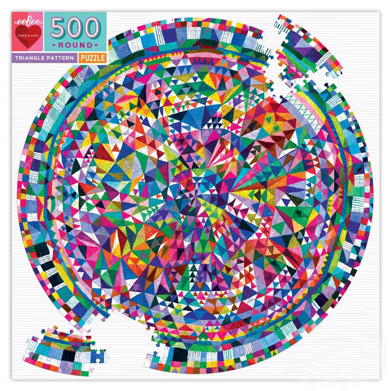EebooTriangle Pattern 500 Piece Puzzle