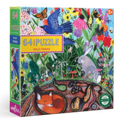 Eeboo Wild Things 64 Piece Puzzle
