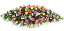 Coffin Floral Spray - Mixed Roses