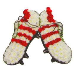 Football Boots Funeral Tribute